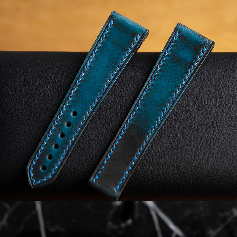 Waxed Buttero Blue Limited Edition Watch Straps (5 pieces)