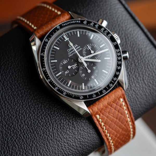 Cognac Horween leather strap
