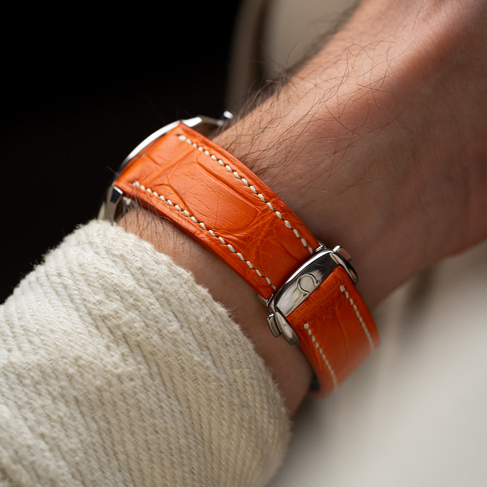 Omega crocodile strap clearance