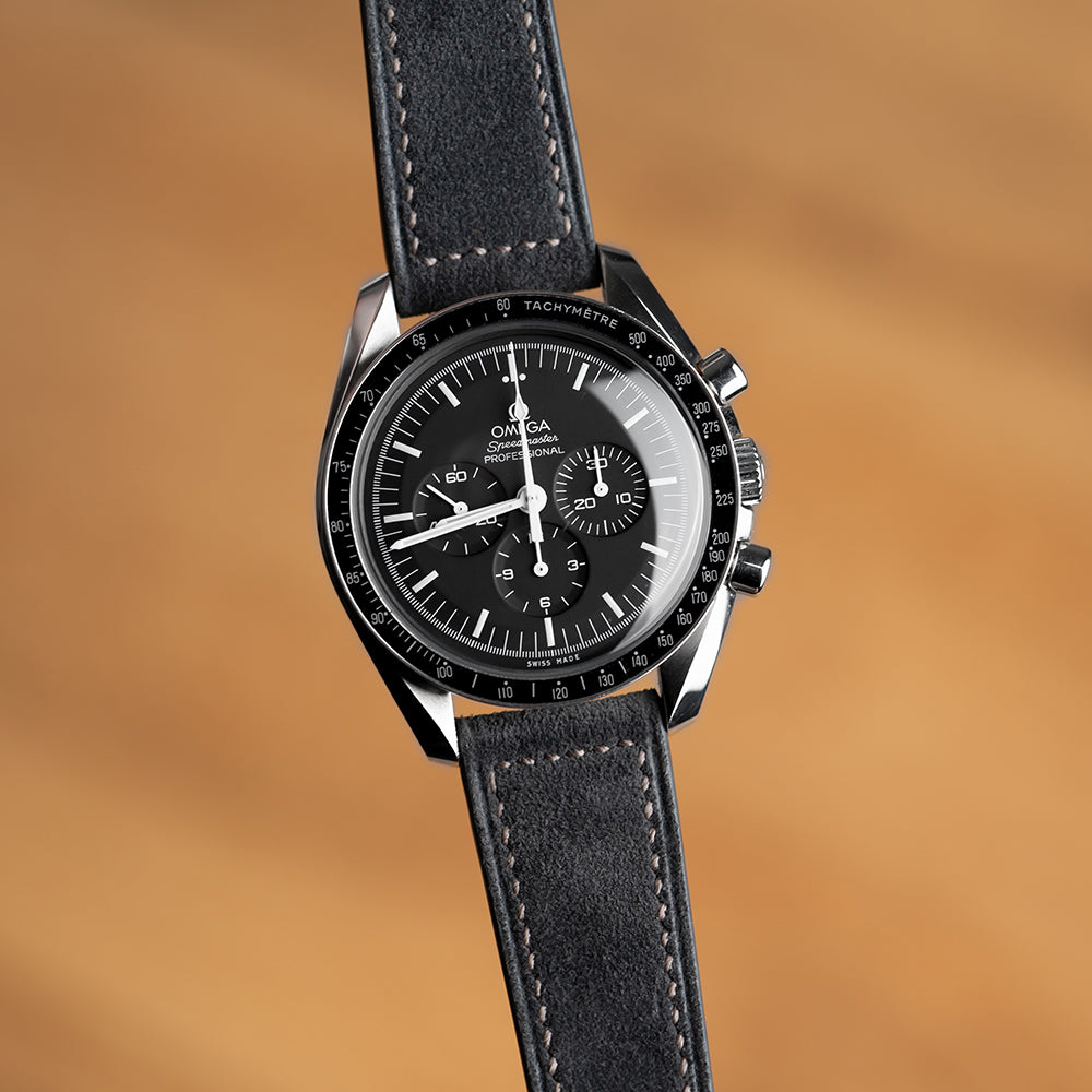 Suede Omega-Style Deployant Straps