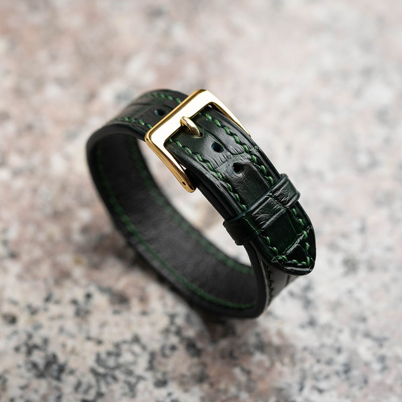 Alligator Leather Bracelet