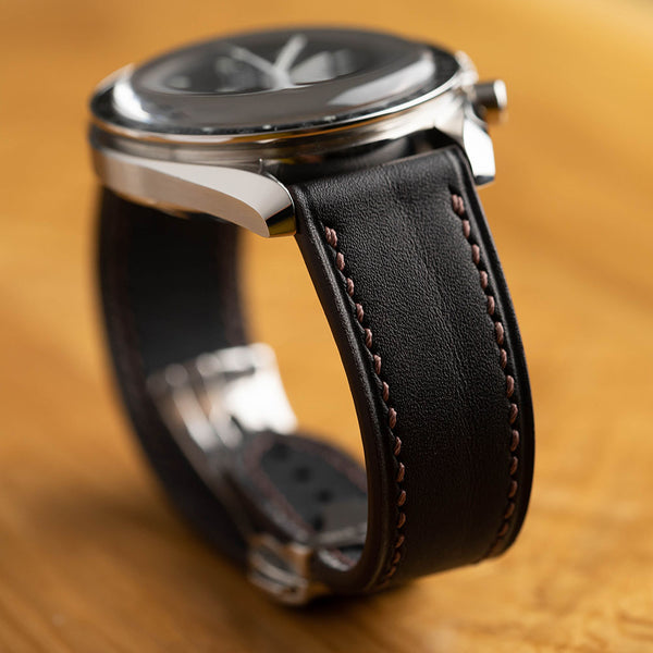 Dark Brown Barenia Leather