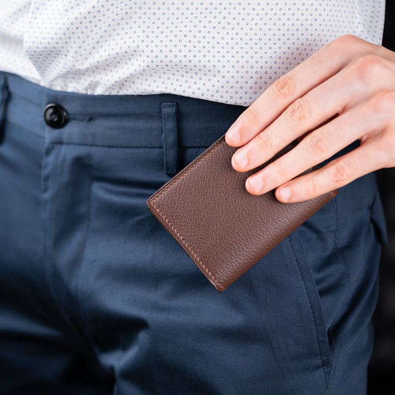 Chocolate Brown Card Holder