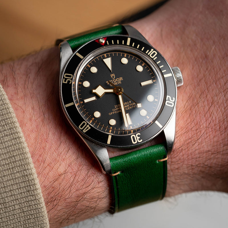 Green Buttero Leather Strap