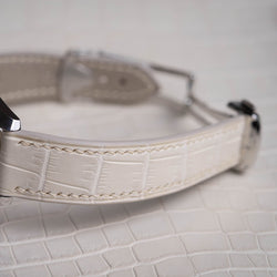 White Himalaya Omega-Style Strap