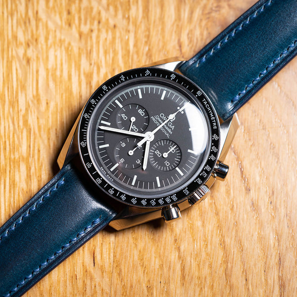 Blue Shell Cordovan Leather