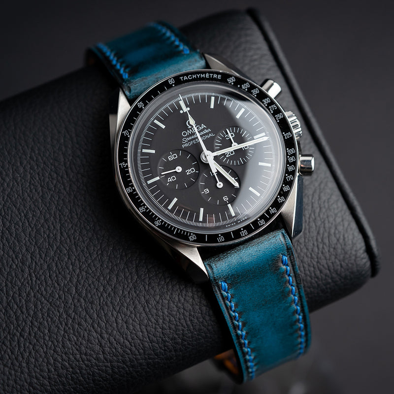 Waxed Buttero Blue Limited Edition Watch Straps (5 pieces)