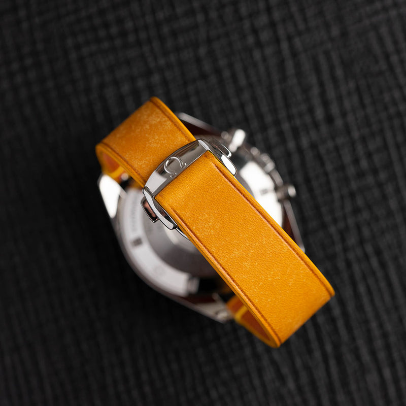 Yellow Maya Omega-Style Deployant strap